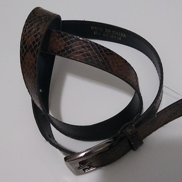Reptile Snake Skin Belt Sz M 12 - Picture 1 of 6